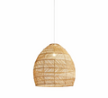 Bohemian Open Rattan Dome Ceiling Pendant Light – Ezra