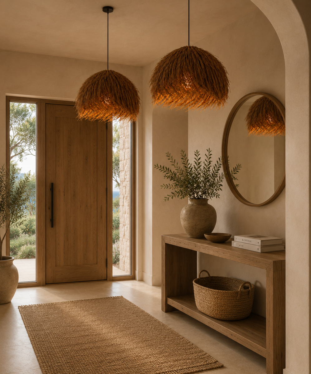 Heath Handmade Natural Rattan Pendant Light
