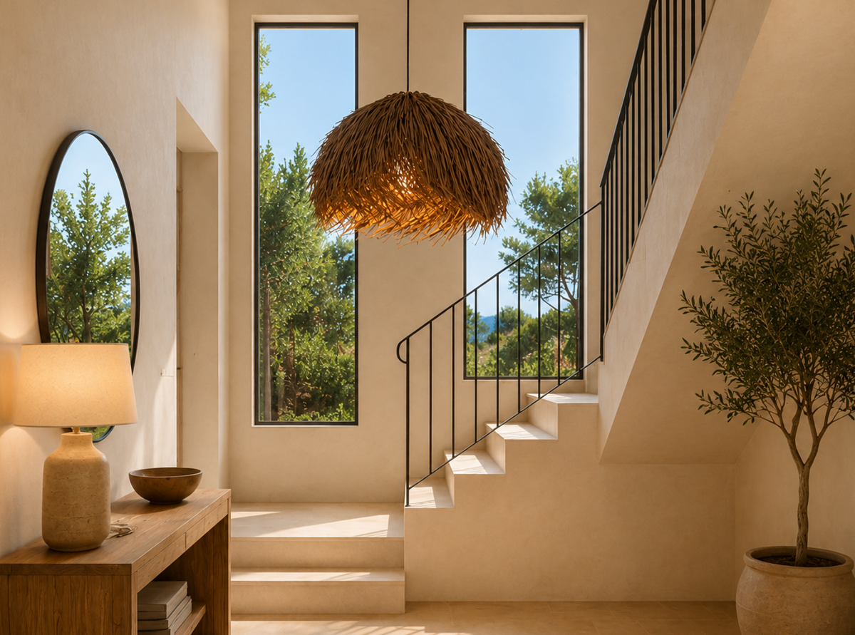 Heath Handmade Natural Rattan Pendant Light