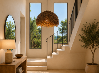 Heath Handmade Natural Rattan Pendant Light