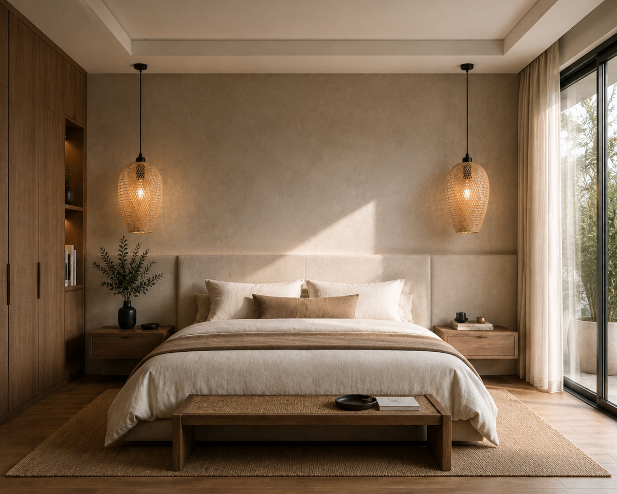 Felix Handwoven Natural Rattan Pendant Light