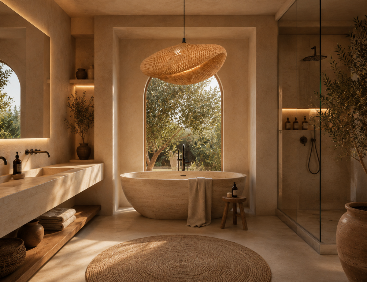 Oliver Handwoven Natural Rattan Pendant Light
