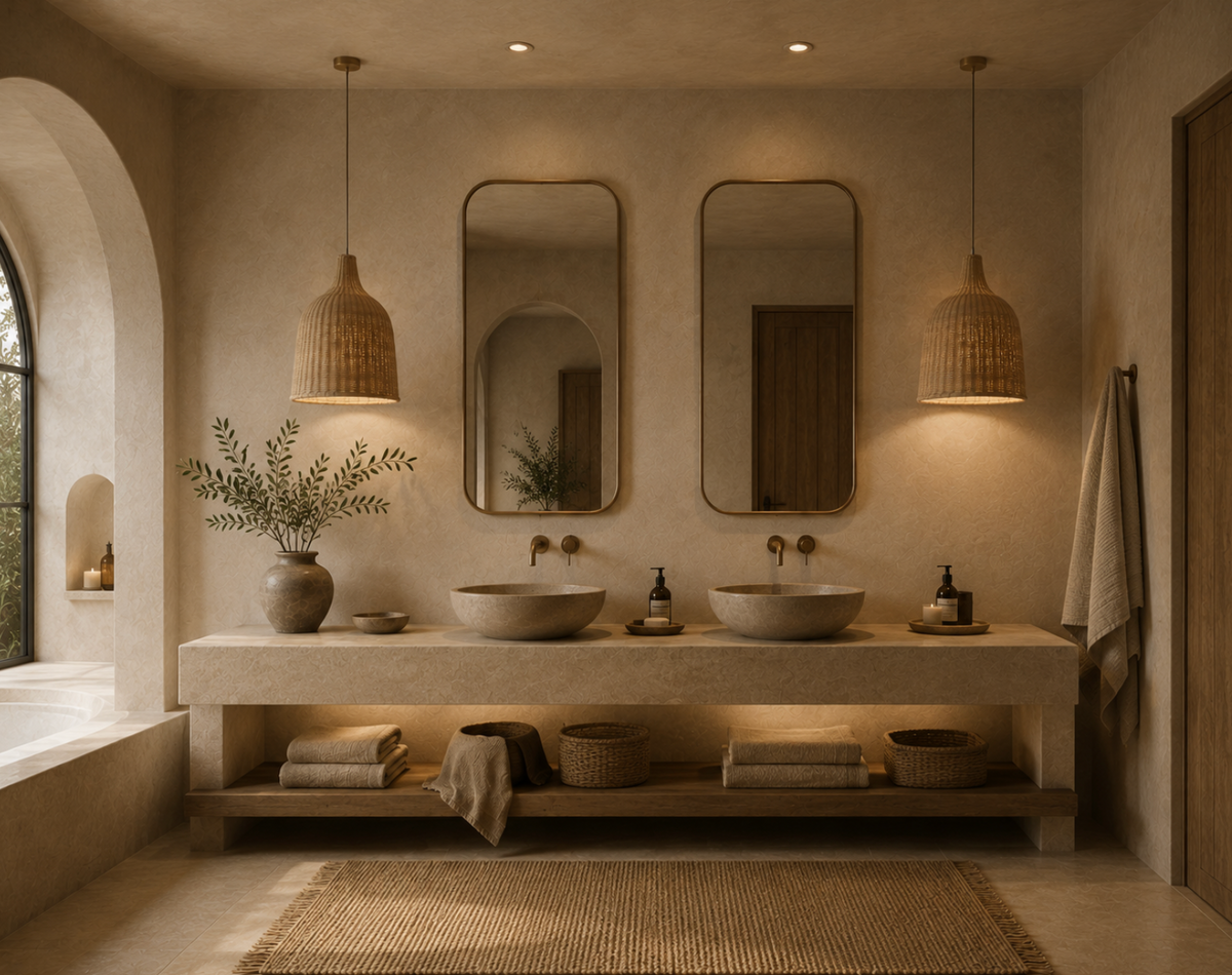 Tom Handwoven Natural Rattan Dome Pendant Light
