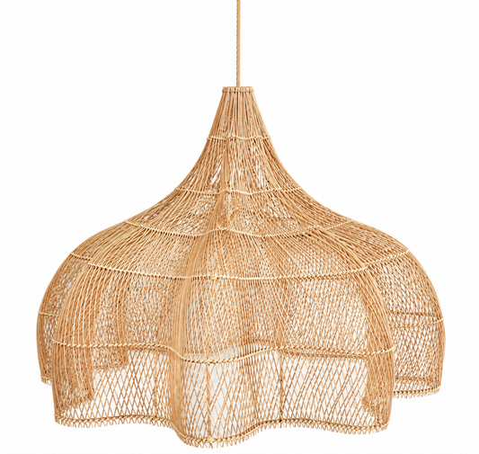 Elio Handwoven Natural Rattan Pendant Light