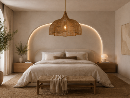 Elio Handwoven Natural Rattan Pendant Light