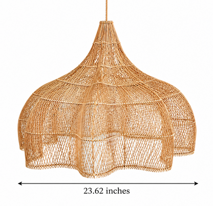 Elio Handwoven Natural Rattan Pendant Light
