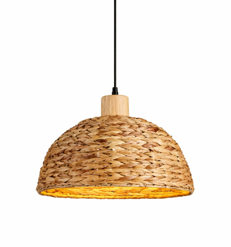 Natural Handwoven Rattan Ceiling Pendant Lamp – Hugo
