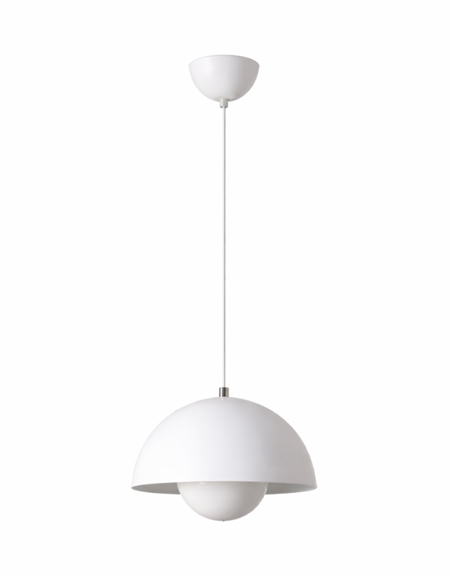 Modern Minimalist Dome Pendant Light with Glass Globe – Lucas