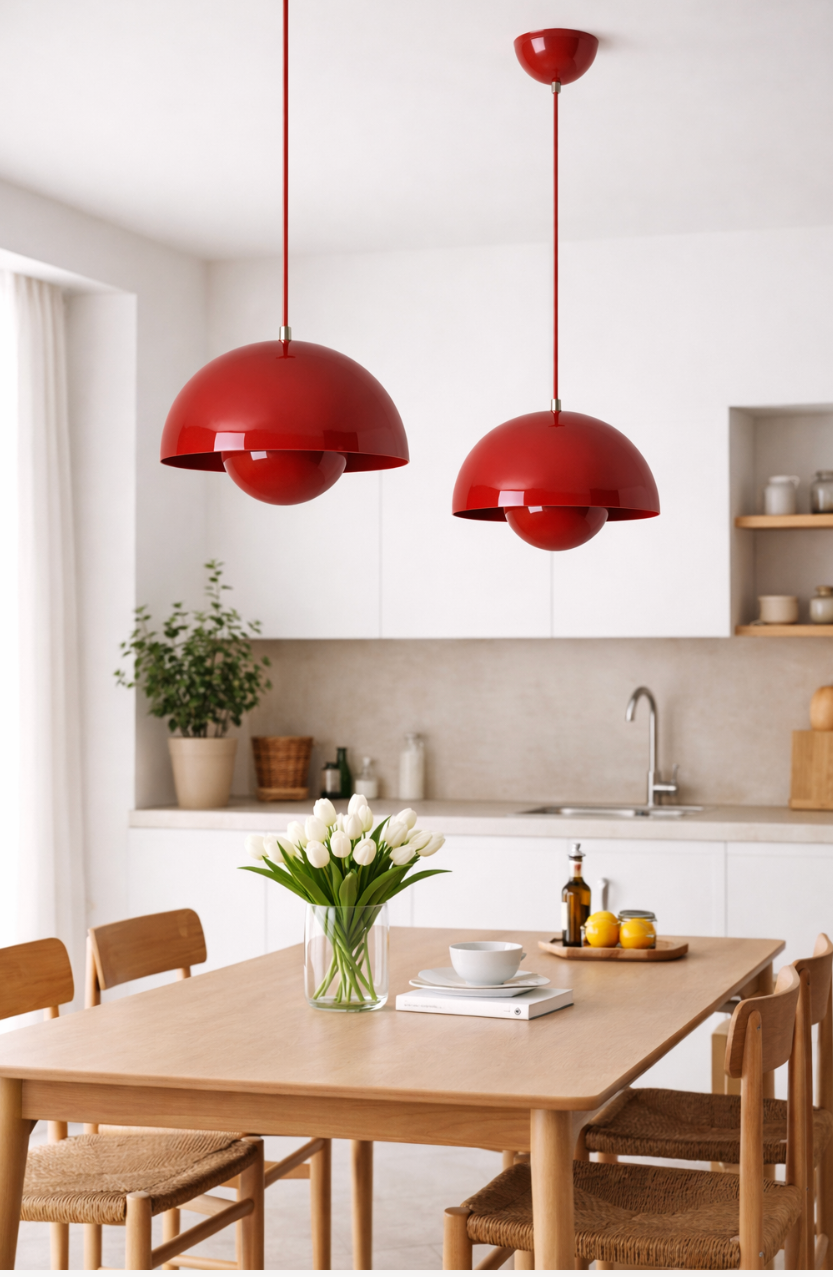 Modern Minimalist Dome Pendant Light with Glass Globe – Lucas