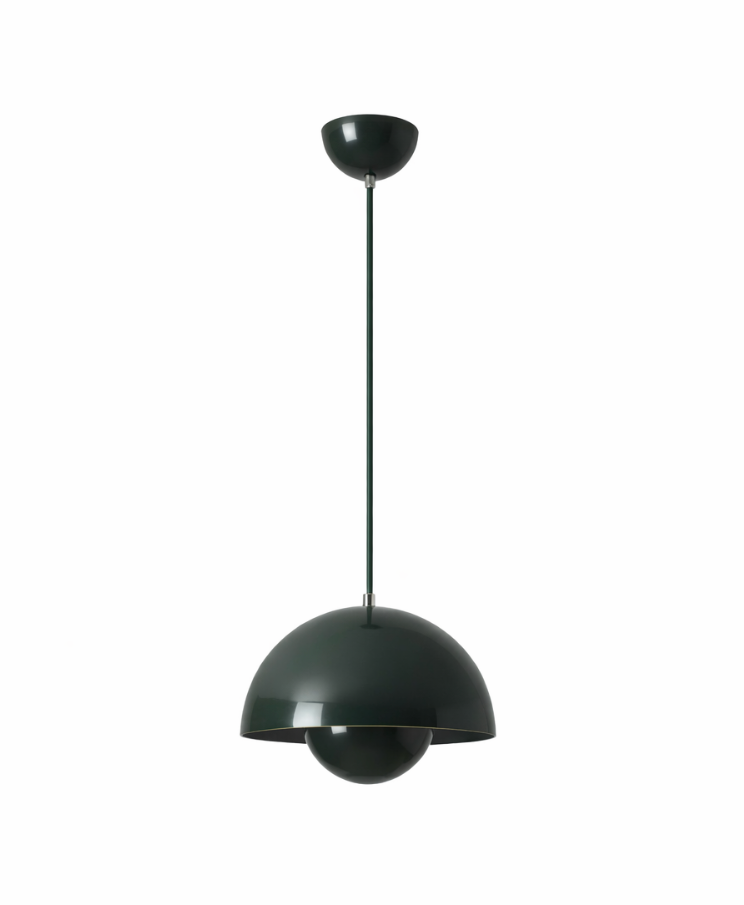 Modern Minimalist Dome Pendant Light with Glass Globe – Lucas