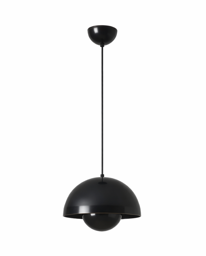 Modern Minimalist Dome Pendant Light with Glass Globe – Lucas