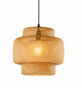 Natural Woven Rattan Sculptural Pendant Lamp – Harry