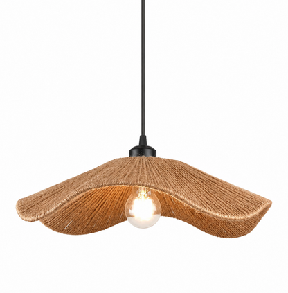 Stanley Handwoven Natural Rattan Pendant Light